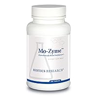 Mo-Zyme Molybdenum 50 Milligram, Liver Support, Detoxification, Essential Trace Element, Healthy Metabolism, Antioxidant Support 100 Tablets