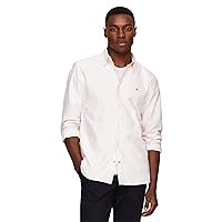 Tommy Hilfiger Men's Long Sleeve Button-Down Oxford Shirt in Regular Fit