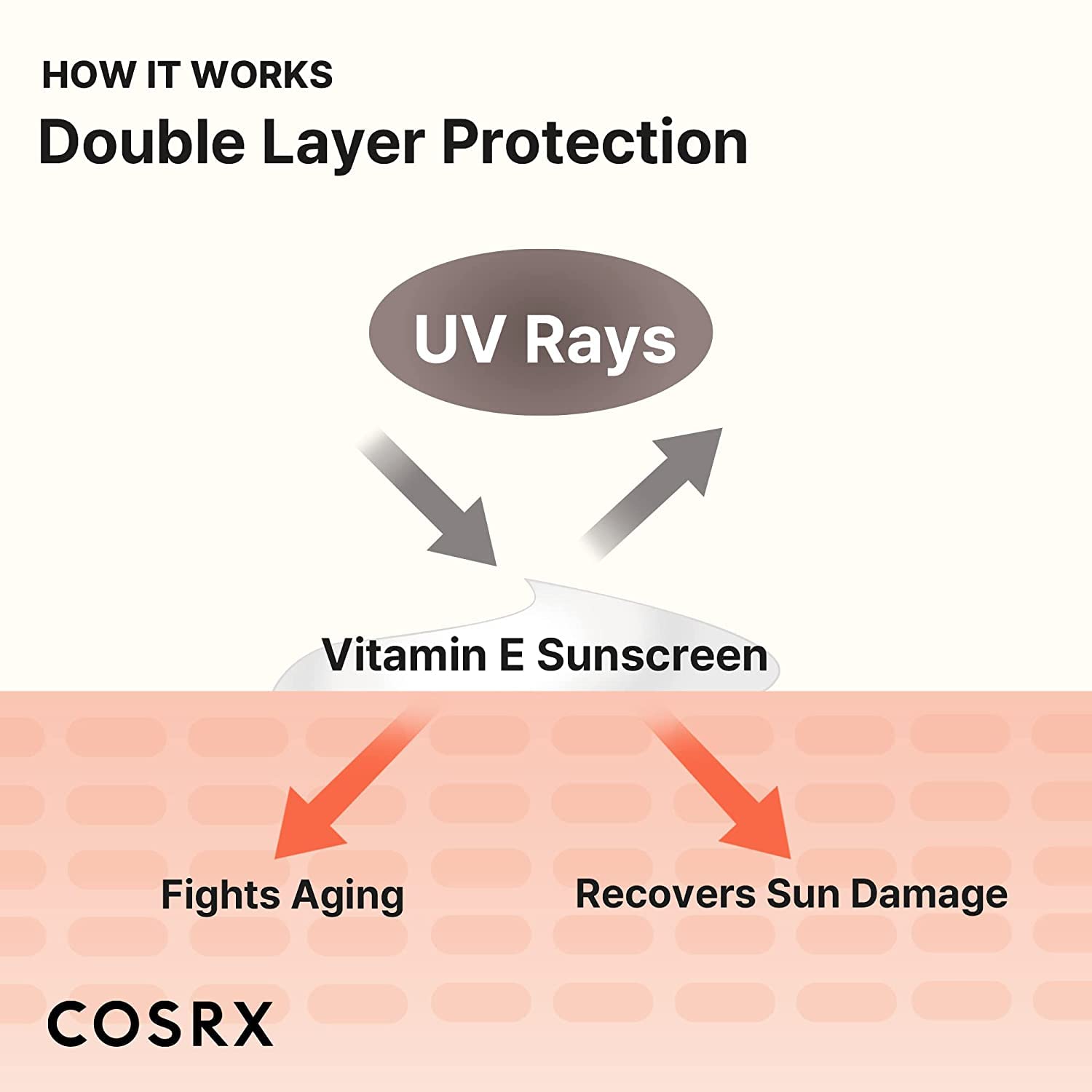 COSRX Vitamin Duo - Vitamin C 23% Serum + VItamin E SPF 50+ Daily Sunscreen, Brighten, Hydarate, and Protect Skin from UVA and UVB Rays, No Whitecast, Korean SKincare