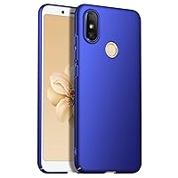 Compatible with Xiaomi Redmi S2 Case PC Hard Back Cover Phone Protective Shell Protection Non-Slip Scratchproof Protective case MI Redmi S2 (Blue)