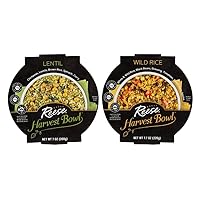 Reese Harvest Bowl Bundle | Lentil (Pack of 8) & Wild Rice (Pack of 8) | Pack of 16 Total