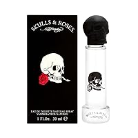 ED HARDY Skulls & Roses Eau de Toilette Spray for Men, 1.0 Ounce