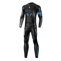Synergy Triathlon Wetsuit 5/3mm – Men’s Endorphin Full Sleeve Smoothskin Neoprene for Open Water Swimming Ironman & USAT Approved