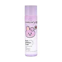 The Creme Shop BT21 Cooky Klean Beauty™, Purifying Facial Toner - Enriched with Madecassoside, BHA, Ceramide 3, Witch Hazel - Refreshing, Hydrating, Youth-Promoting, and Clarifying - Cruelty-Free