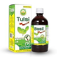 Basil Juice, Tulsi Juice, 32.46 Fl Oz (960ml), Natural Ayurvedic Herbal Juice