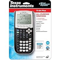 Texas Instruments TI84PLUS TI-84Plus Programmable Graphing Calculator, 10-Digit LCD