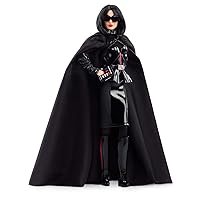 Barbie Collector Star Wars Darth Vader x Barbie Doll, 11.5-inch Wearing Black Peplum Top, Cape and Skirt, with Doll Stand and Certificate of Authenticity