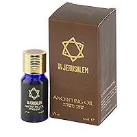 Holy Anointing Oil from Israel, Holy Spiritual Oils Bottles from Jerusalem Blessed, Handmade with Natural Ingredients and Blessed for Wedding Ceremony, Religious Use, 0.34 Fl Oz