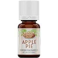 Good Essential – Professional Apple Pie Fragrance Oil 10ml for Diffuser, Candles, Soaps, Lotions, Perfume 0.33 fl oz