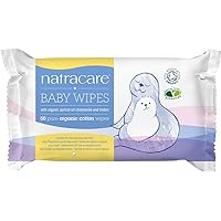 Natracare Organic Cotton Baby Wipes 50 ct (5-Pack)