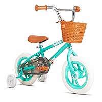JOYSTAR Starlet 12 Inch Kids Bike with Training Wheels for Ages 2-4 Years Old Boys and Girls 12