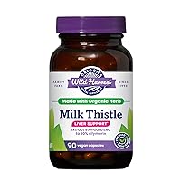 Certified Organic Milk Thistle Herbal Supplement, 90 Count