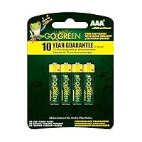 Go Green AAA Alkaline Battery 4-Pack