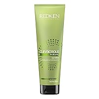 Redken Curvaceous Curl Refiner Cream | For Curly Hair | Curl Defining Primer That Helps Control Frizz | With Moringa Oil | 8.5 Fl Oz