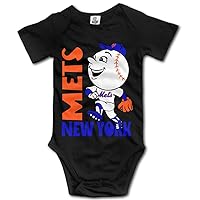 New York Mascot Baseball Babys Romper Jumpsuit Outfits Black Size 24 Months