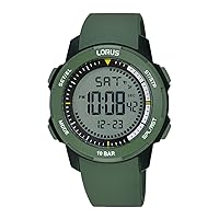 Lorus Sport Man Mens Digital Quartz Watch with Silicone Bracelet R2377PX9