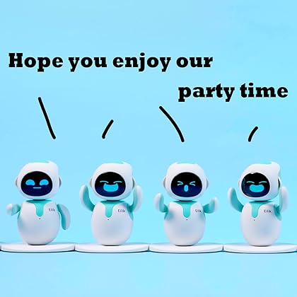 Eilik – an Cute Robot Pets for Kids and Adults, Your Perfect Interactive Companion at Home or Workspace, Unique Gifts for Girls & Boys.