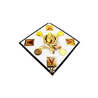Solid Shri Yantra, Tortoise, Swastik Talisman
