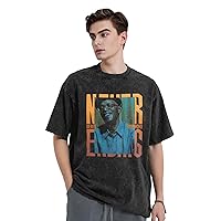Mans Shirt Vintage T-Shirt Novelty Cotton T Shirts Classic Hip Hop Graphic Short Sleeve Streetwear
