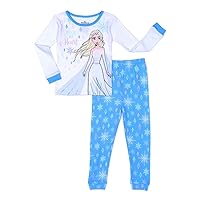 Disney Girls' Toddler Frozen Snug Fit Cotton Pajamas, 2pc Set (2T-5T)