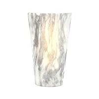 IEL-2488G High Gloss Sconce Suitable for Indoor And Outdoor Use, Vivid Stone, Battery Powered With Timer, Lightweight And Mobile
