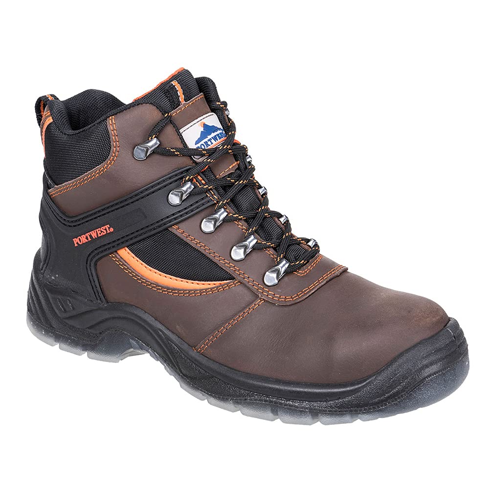 Portwest FW69 Steelite Mustang Safety Boot S3 Brown, 45