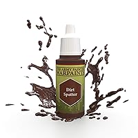 The Army Painter Dirt Spatter Warpaint - Acrylic Non-Toxic Heavily Pigmented Water Based Paint for Tabletop Roleplaying, Boardgames, and Wargames Miniature Model Painting
