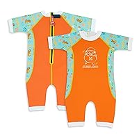 Warmiebabes Baby and Toddler Swimsuit, Thermal Baby Swimsuit Made with UPF50+ Neoprene, Snug-Fit Kids Swimsuits with Easy Closure, Comfy, Quick-Dry Wetsuit