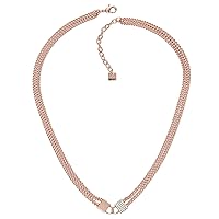 DKNY Women Brass Pendant Necklace