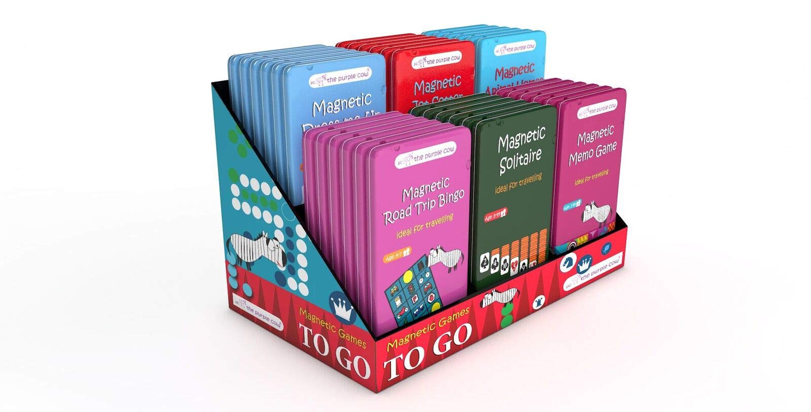 Magnetic Travel Dominoes Game - Car Games , Airplane Games and Quiet Games