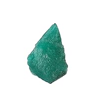 15.6 Ct. Energy Stone Natural Rough Green Emerald Certified Uncut Raw Rough Emerald, Healing Emerald Loose Stone GC-533