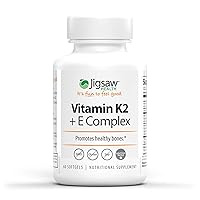 Jigsaw Health Vitamin K2 + E Complex, 60 Softgels