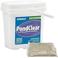 PondClear Packets, Beneficial Bacteria & Enzyme Clarifier Treatment with Ecoboost PRx, Clear & Clean Pond & Lake Water, Safe for Fish, 12 Count