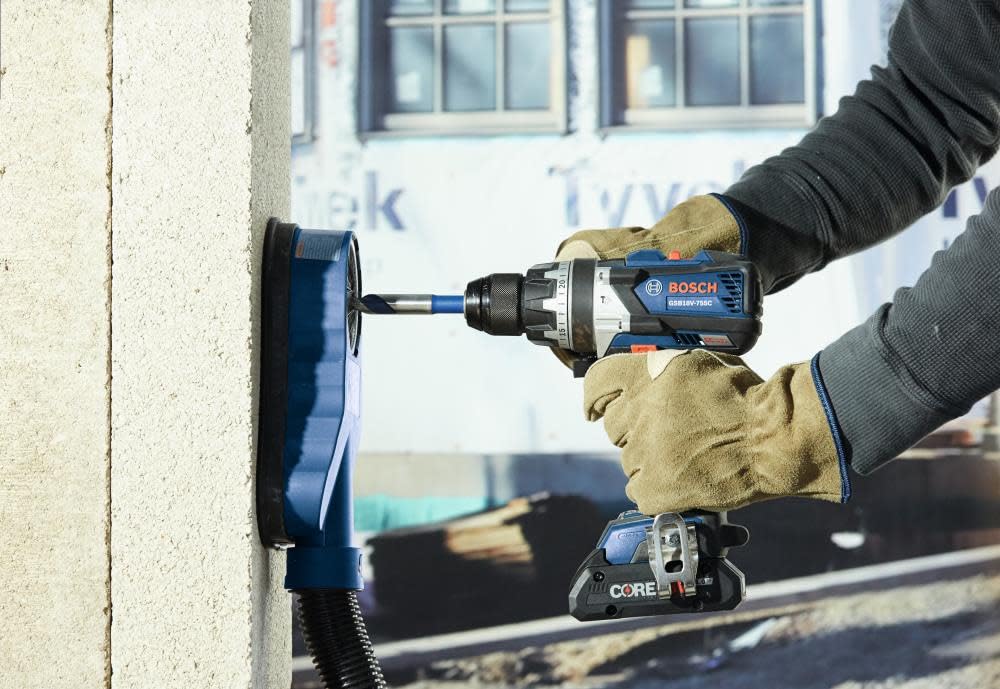 Bosch GSB18V-755CB25 18V EC Brushless Connected-Ready Brute Tough 1/2 In. Hammer Drill/Driver Kit with (2) CORE18V Batteries
