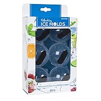 Evriholder Refreshing Ice Molds, Ice Ball Makers, Ice Sphere Molds, Pack of 6