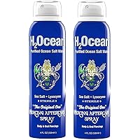 H2Ocean Piercing Aftercare Spray, 4oz Set of 2 Sea Salt Keloid & Bump Treatment, Wound Care Spray Wound Wash For Ear, Nose, Naval, Oral Body Piercings