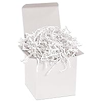 BOX USA Crinkle Paper 10 lb. White, 1-Pack | Packaging Paper for Shipping, Moving, and Storage Supplies