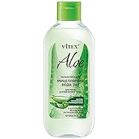 & Vitex Aloe 97 3-in-1 Hydrating Micellar Water for Face and Eye Area for All Skin Types, 400 ml