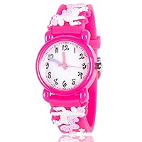 Kids Gift Watch for Girls Age 3-8, 3D Lovely Cartoon Watch for Kids - Best Gifts