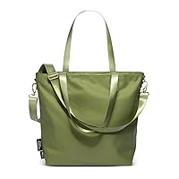 Simple Modern Tote Bag for Women | Water-Resistant Laptop Purse with Zipper for Travel, School, Work | Small Medium & Large