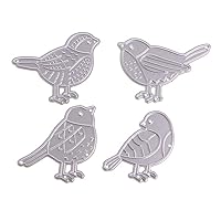 Metal Cutting Dies, Embossing Dies Stencil Template Mould for DIY Scrapbooking Photo Album Paper Card Making Craft Wedding Party Decoration DIY Gift, Die-Cuts (Four Birds)