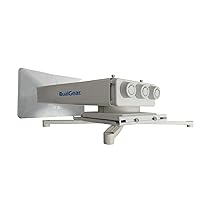 QualGear QG-PM-FT1-WHT Universal Projector Wall Mount with Fine Tune Adjustments