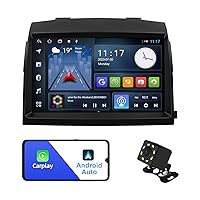 Android 10 Double Din Car Stereo for Toyota Sienna 2004-2010 with 9 Inch Touchscreen Radio Built-in Wireless Carplay/Android Auto/GPS/Bluetooth/FM/AUX-in/Steering Wheel Control Backup Camera