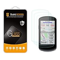 (3 Pack) Supershieldz Designed for Garmin Edge 1040 and Edge 1040 Solar Tempered Glass Screen Protector, Anti Scratch, Bubble Free