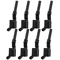 ECCPP Portable Spare Car Ignition Coils Compatible with Ford/Lincoln/Mercury 1997-2017 Replacement for DG508 DG457 for Travel, Transportation and Repair (Pack of 8)