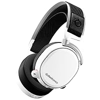 SteelSeries Arctis Pro Wireless - Gaming Headset - Hi-Res Speaker Drivers - Dual Wireless (2.4G & Bluetooth) - Dual Battery System - White