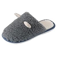 Mens Fuzzy Slippers Size 16 Autumn And Winter Home Slippers Cute Tentacles Warm Plush Mens Slippers Moccasins