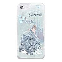 Inglem IJ-DP76LG1S/CN6 iPhone SE (3rd Generation) / iPhone SE (2nd Generation) / 8/7 / 6s / 6 / Disney Characters/Glitter Case/Cinderella Blue Dress