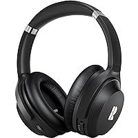 Bluetooth Headphones, Premium Active Noise Cancelling Wireless Headphones Over Ear, 50H Playtime, Hi-Res Audio, Deep Bass, Memory Foam Ear Cups for Travel, Home Office