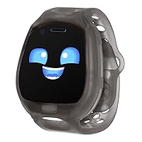 Little Tikes Tobi 2 Robot Smartwatch Amazon Exclusive, Gaming, Advanced Graphics, Motion-Activated Selfie Camera, Fun Expressions, Games, Pedometer, Splashproof, Wireless Connectivity, Video, Black 6+